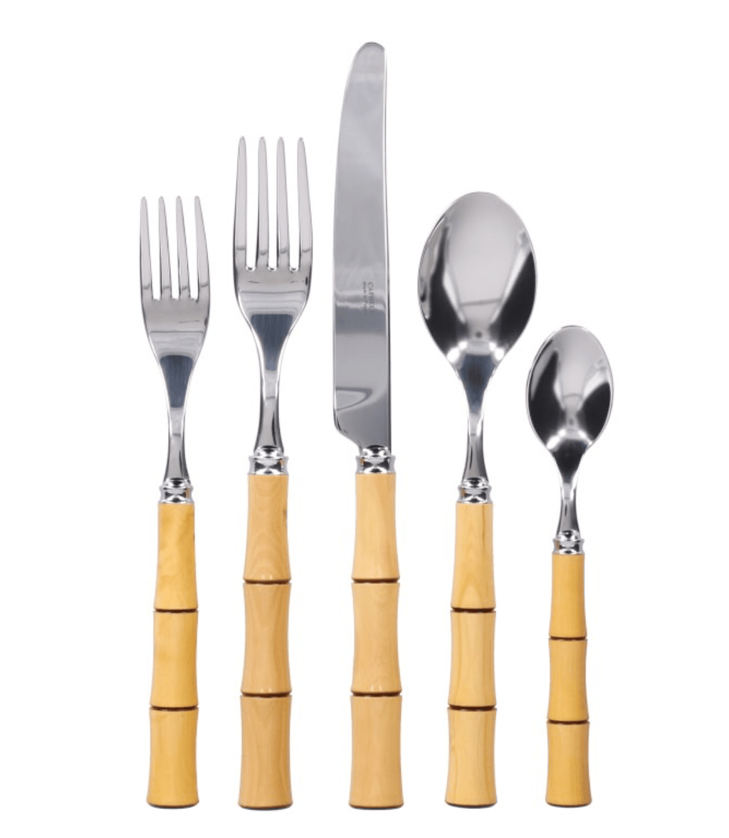 Buy Wholesale China Gold And White Flatware Set Silverware