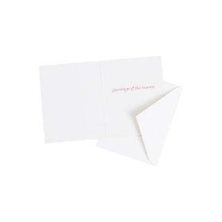 Caspari Succulents In Cachepot Mini Boxed Christmas Cards - 15 Christmas Cards & 15 Envelopes 100017