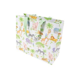 Caspari Safari Baby Large Gift Bags - 1 Each 10049B3