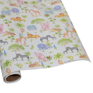 Caspari Safari Baby Gift Wrapping Paper - 30 x 8 Roll 10049RC