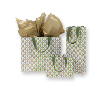 Caspari Deco Christmas Gold Large Gift Bag - 1 Each 10055B3