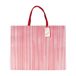 Caspari Stripes For Days Red & White Gift Bags - 1 Each 10092B10