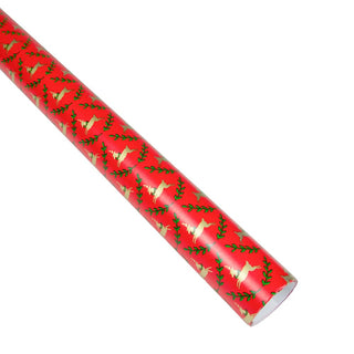 Caspari Little Reindeer Gift Wrap - One 30" X 8' Roll 10107RC