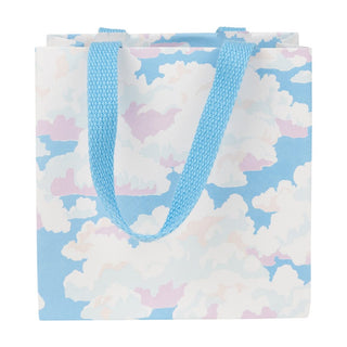 Caspari Blue Skies Small Square Gift Bags - One Gift Bag Included 10119B1.5