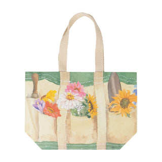 Caspari Garden Small Tote Gift Bags - One Gift Bag Included 10120B11