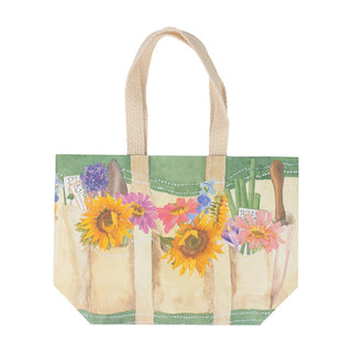 Caspari Garden Small Tote Gift Bags - One Gift Bag Included 10120B11