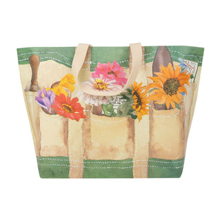 Caspari Garden Large Tote Gift Bags - One Gift Bag Included 10120B12