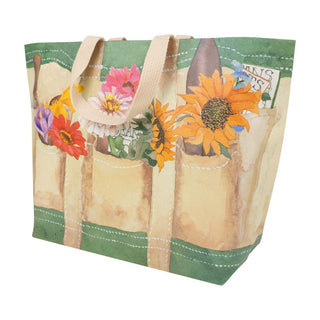 Caspari Garden Large Tote Gift Bags - One Gift Bag Included 10120B12