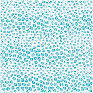 Caspari Just Spots Turquoise Gift Wrap - One 30" X 8' Roll 101281RC