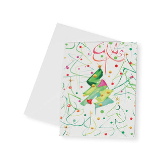 Caspari Pop Christmas Boxed Christmas Cards - 15 Christmas Cards & 15 Envelopes 103209