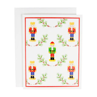 Caspari Little Nutcrackers Boxed Christmas Cards - 15 Christmas Cards & 15 Envelopes 104014