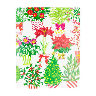 Caspari Christmas Flower Market Boxed Christmas Cards - 15 Christmas Cards & 15 Envelopes 104017