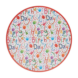 Caspari Happy Birthday Placemats - 12 Per Package 1125PPRND