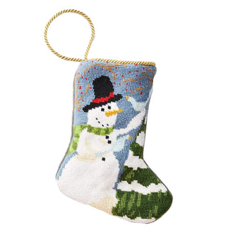 Needlepoint Stocking - Snowman
