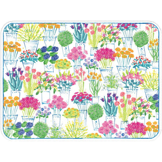 Caspari Flower Market Placemats - 12 Per Package 1210PPREC