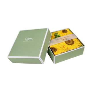 Sunflowers Boxed Paper Cocktail Napkins - 40 Per Box