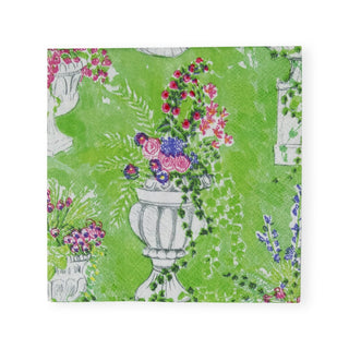 Caspari Jardin De Luxembourg Paper Cocktail Napkins - 20 per Package 17420C