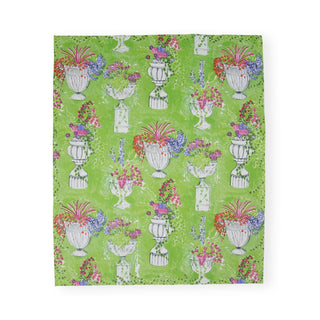 Caspari Jardin De Luxembourg Guest Towel Napkins - 15 Per Package 17420G