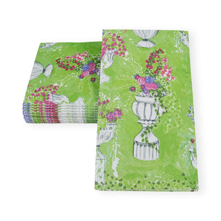 Caspari Jardin De Luxembourg Guest Towel Napkins - 15 Per Package 17420G