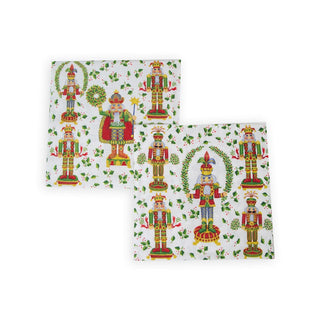 Caspari Nutcracker Christmas Napkin Dinner - 20 Per Package 17590D