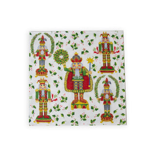 Caspari Nutcracker Christmas Napkin Dinner - 20 Per Package 17590D