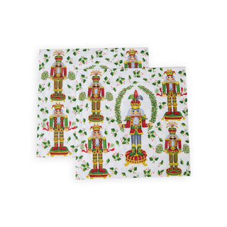 Caspari Nutcracker Christmas Napkin Dinner - 20 Per Package 17590D