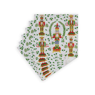 Caspari Nutcracker Christmas Luncheon Napkins - 20 Per Package 17590L