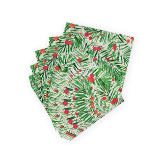 Caspari Modern Pine Cocktail Napkins - 20 Per Package 17630C