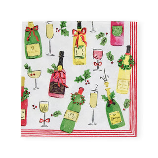 Caspari Tipsy And Toasty Cocktail Napkins - 20 Per Package 17680C