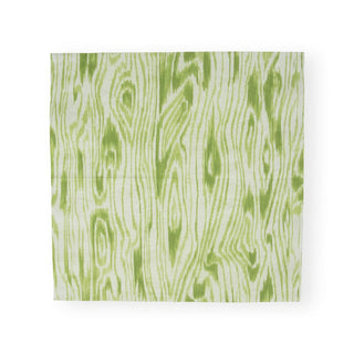 Caspari Woodgrain Moss Green Luncheon Napkins - 20 Per Package 17752L