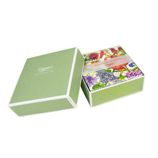 Caspari Floral Trellis Boxed Cocktail Napkins - 40 Per Box 17830B