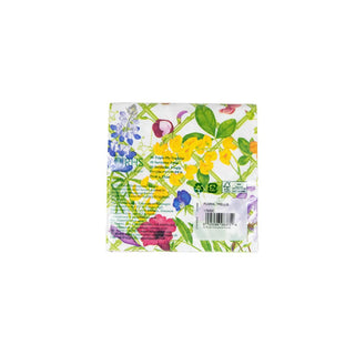 Caspari Floral Trellis Cocktail Napkins - 20 Per Package 17830C