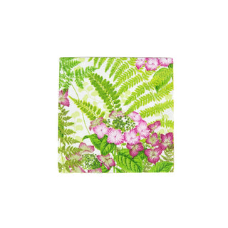 Caspari Fern Garden Boxed Cocktail Napkins - 40 Per Box 17840B