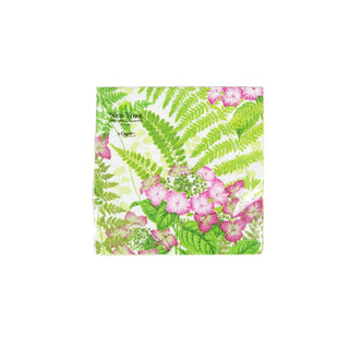 Caspari Fern Garden Cocktail Napkins - 20 Per Package 17840C