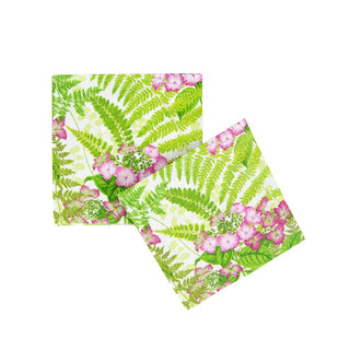 Caspari Fern Garden Cocktail Napkins - 20 Per Package 17840C