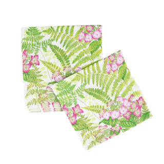 Caspari Fern Garden Dinner Napkins - 20 Per Package 17840D