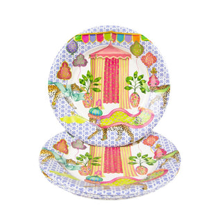 Caspari Kasbah Salad & Dessert Plates - 8 Per Package 17900SP