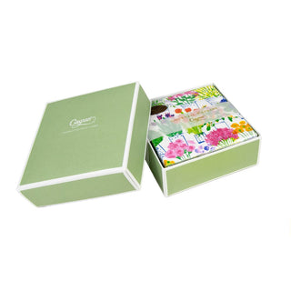 Caspari Flower Market Boxed Cocktail Napkins - 40 Per Box 17910B