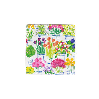 Caspari Flower Market Luncheon Napkins - 20 Per Package 17910L