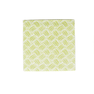 Caspari Basketry Moss Green Paper Linen Dinner Napkins - 12 Per Package 17962DG