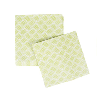 Caspari Basketry Moss Green Paper Linen Dinner Napkins - 12 Per Package 17962DG