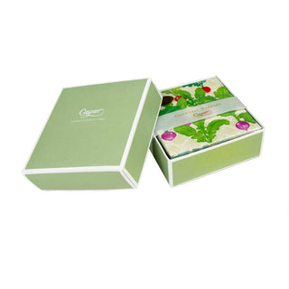 Caspari Radish Patch Boxed Cocktail Napkins - 40 Per Box 17980B