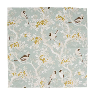 Caspari Scenic Songbirds Celadon Cocktail Napkins - 20 Per Package 18081C