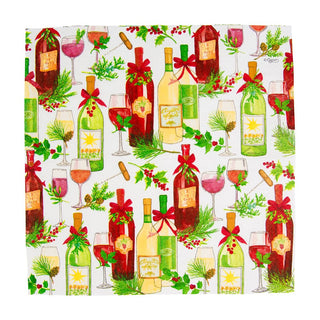 Caspari A Christmas Toast Cocktail Napkins - 20 Per Package 18180C