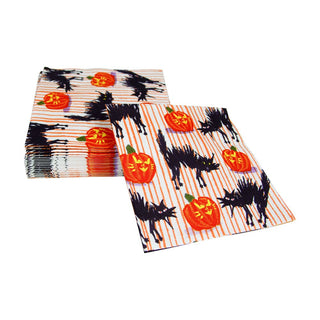 Caspari Halloween Cats Cocktail Napkins - 20 Per Package 18280C