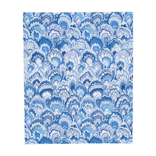 Caspari Marbled Ceramica Indigo Guest Towel Napkins - 15 Per Package 18451G