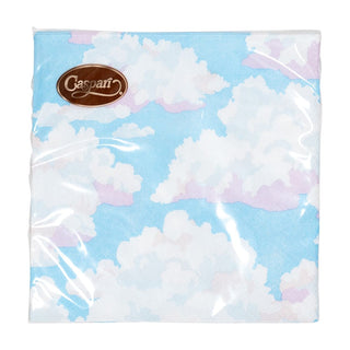 Caspari Blue Skies Cocktail Napkins - 20 Per Package 18490C