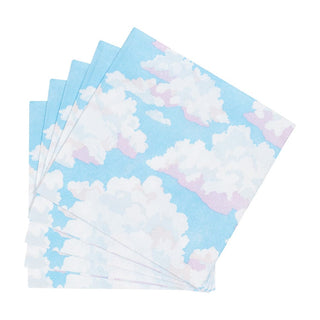 Caspari Blue Skies Cocktail Napkins - 20 Per Package 18490C