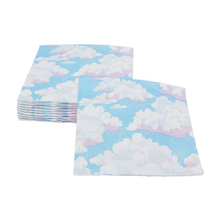 Caspari Blue Skies Cocktail Napkins - 20 Per Package 18490C