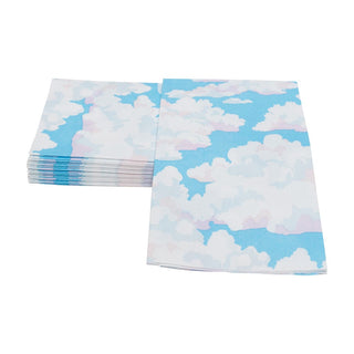 Caspari Blue Skies Guest Towel Napkins - 15 Per Package 18490G